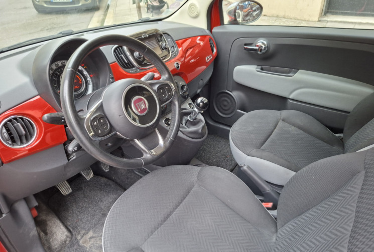 FIAT 500 1.2 MPi 69 cv POP 64700 kms distri ok