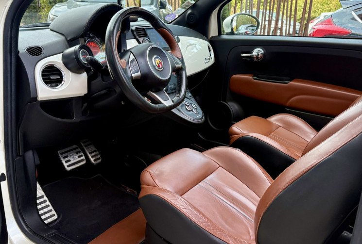 Abarth 500C 500 C 595 Turismo 1.4T-Jet 160cv / Super état / Echap MONZA / Cabriolet / Ba DUALOGIC