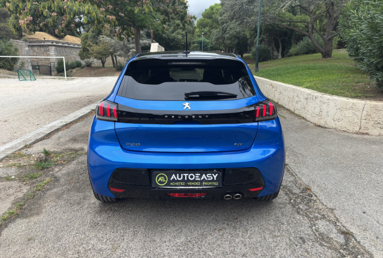 Peugeot 208 130ch EAT8 GT - ENTRETIEN A JOUR - CAMERA DE RECUL - CARPLAY - TOIT PANORAMIQUE 