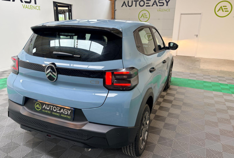 Citroën C3 1.2L 100CV TURBO - MOTEUR A CHAINE - GARANTIE CONSTRUCTEUR FEV 2028-FINITION YOU