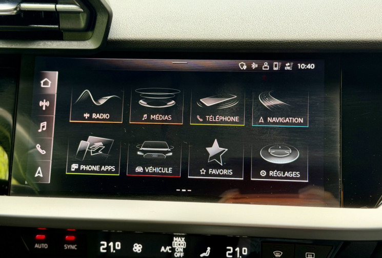 Audi A3 SPORTBACK 40 TFSI-e 204 Design S-Tronic 6 / Rechargeable / CarPlay / Sièges chaufs / Caméra 