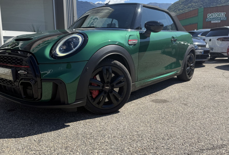 Mini MINI CABRIOLET F57 John Cooper Works 231 ch BVA8 Finition JCW - British Racing Green