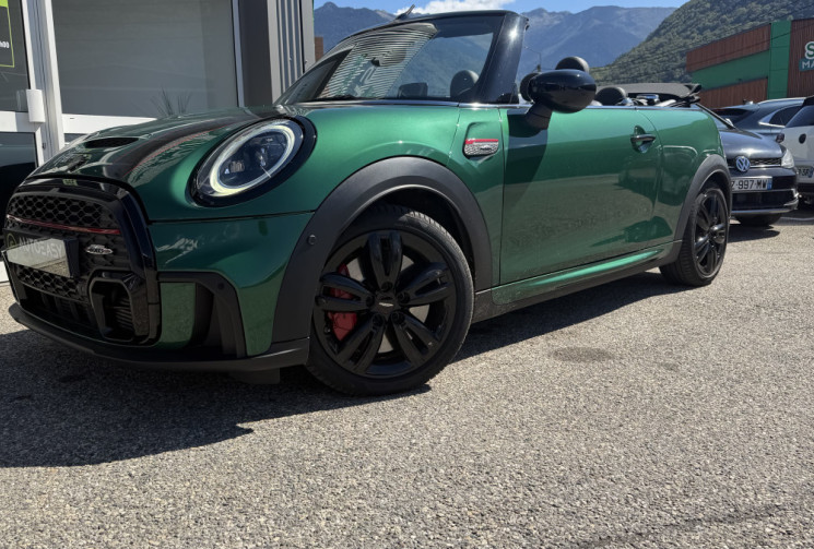 Mini MINI CABRIOLET F57 John Cooper Works 231 ch BVA8 Finition JCW - British Racing Green