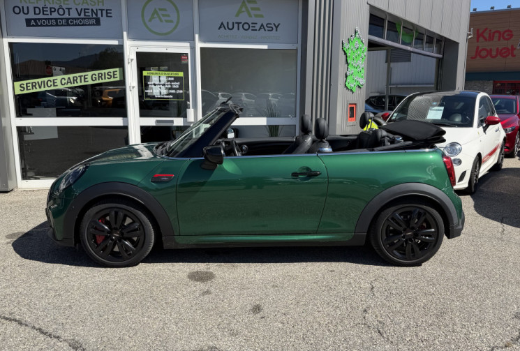 Mini MINI CABRIOLET F57 John Cooper Works 231 ch BVA8 Finition JCW - British Racing Green