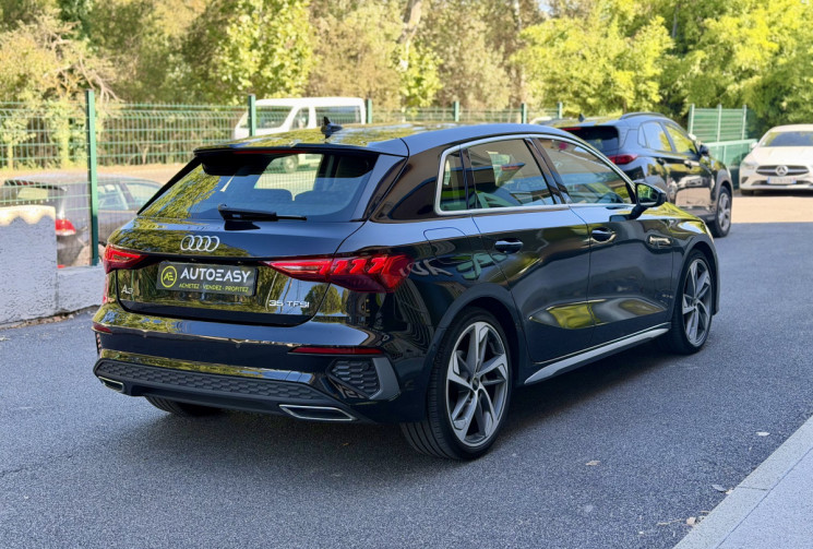 Audi A3 SPORTBACK 35 TFSI 150 S LINE S TRONIC 7 * CUIR * LED * CARPLAY * JA19 * GARANTIE