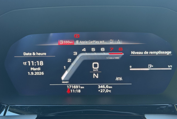 Audi A3 SPORTBACK 35 TFSI 150 S LINE S TRONIC 7 * CUIR * LED * CARPLAY * JA19 * GARANTIE