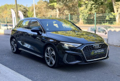 Audi A3 SPORTBACK 35 TFSI 150 S LINE S TRONIC 7 * CUIR * LED * CARPLAY * JA19 * GARANTIE