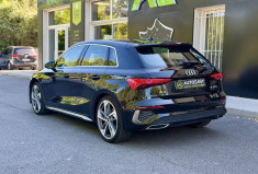 Audi A3 SPORTBACK 35 TFSI 150 S LINE S TRONIC 7 * CUIR * LED * CARPLAY * JA19 * GARANTIE