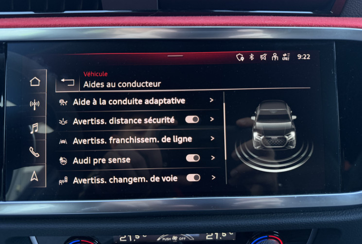 Audi RS Q3 Sportback 2.5 TFSI 400Ch - ECHAPPEMENT SPORT - MATRIX LED - CARPLAY