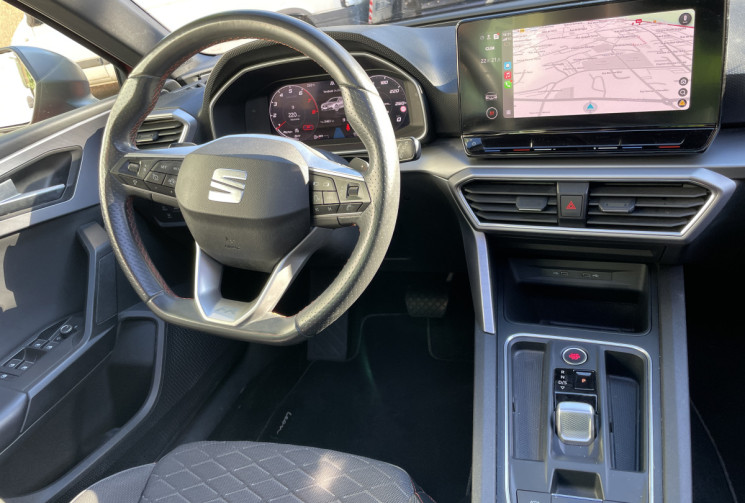 SEAT Leon 1.5 eTSI 150ch FR One DSG7 / Toit Ouvrant / Digital Cockpit / Led d'ambiance 