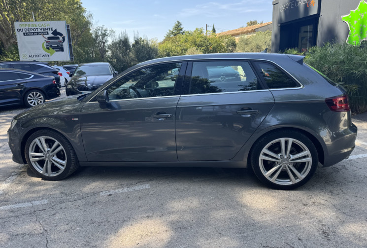 Audi A3 Sportback 2.0 TDi 150 S-Tronic 6 S-line / Bang & Olufsen / Vidange Boite OK / Radars AR