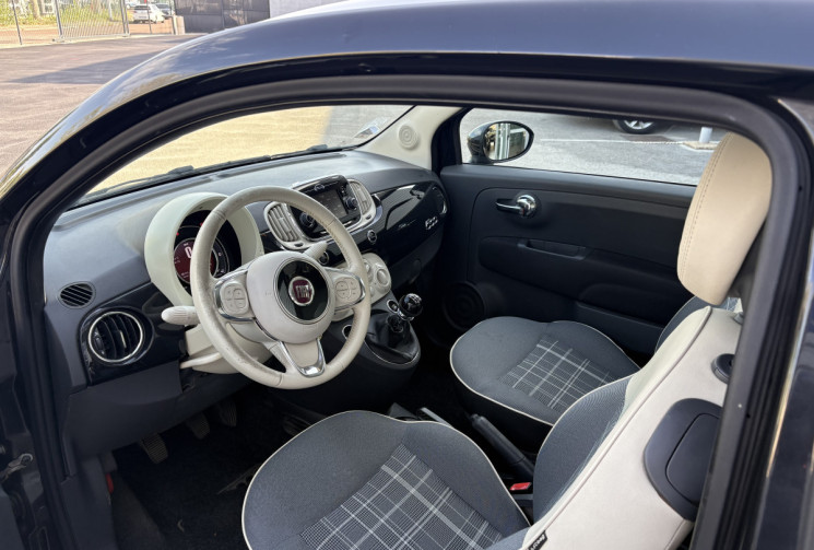 FIAT 500 1.2 lounge serie 2(distribution neuve )
