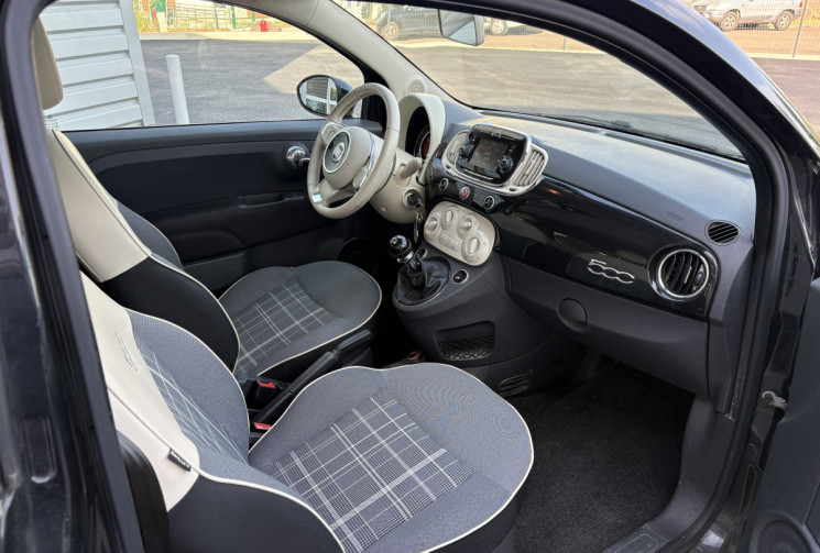 FIAT 500 1.2 lounge serie 2(distribution neuve )