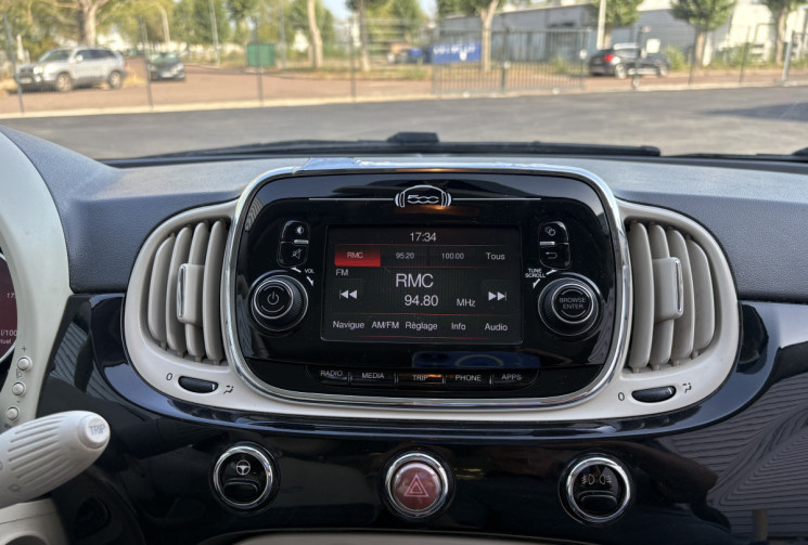 FIAT 500 1.2 lounge serie 2(distribution neuve )
