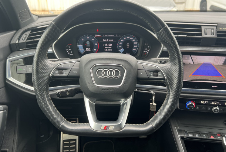 Audi Q3 35 S-LINE 2.0 TDI 150cv  S Tronic * Caplay * Caméra * Virtual Cockpit * Matrix Leds
