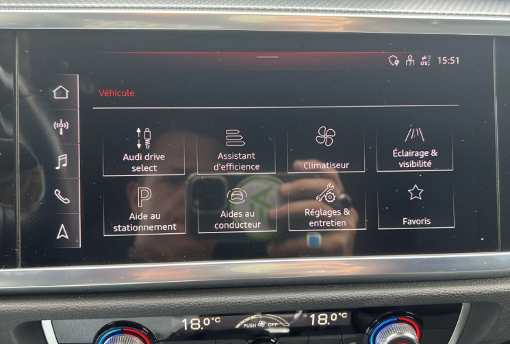 Audi Q3 35 S-LINE 2.0 TDI 150cv  S Tronic * Caplay * Caméra * Virtual Cockpit * Matrix Leds