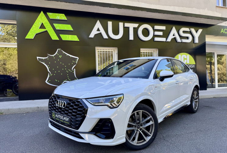 Audi Q3 SPORTBACK S-Line 45 TFSIe 245 S-tronic 6 / 1ere main / Hi-fi SONOS / Camera / Attelage / GPS