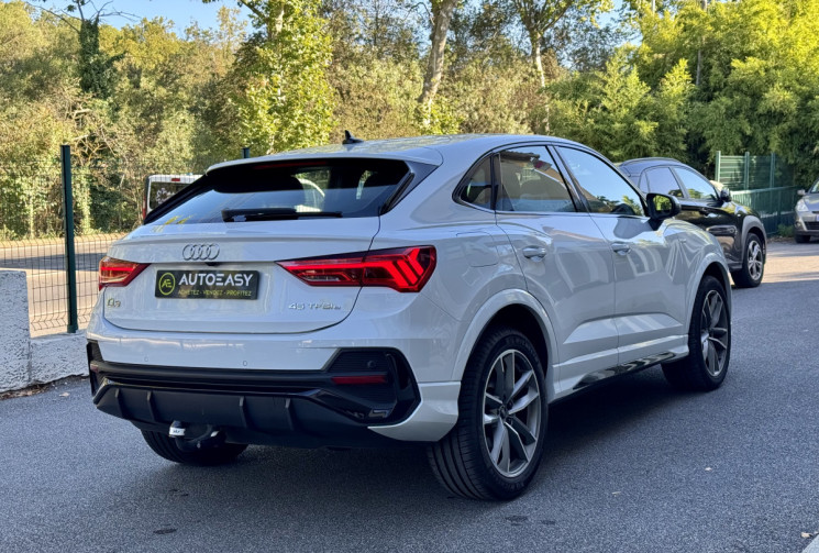 Audi Q3 SPORTBACK S-Line 45 TFSIe 245 S-tronic 6 / 1ere main / Hi-fi SONOS / Camera / Attelage / GPS