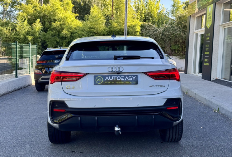 Audi Q3 SPORTBACK S-Line 45 TFSIe 245 S-tronic 6 / 1ere main / Hi-fi SONOS / Camera / Attelage / GPS