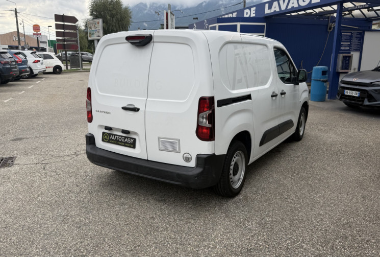 Peugeot Partner 1.5 HDI 100 finition ASPHALT 3 Places - TVA RECUPERABLE
