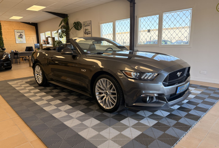Ford MUSTANG VI CABRIOLET 5.0 V8 421 / PAS DE MALUS / ENTRETIEN FORD / 2ND MAIN 