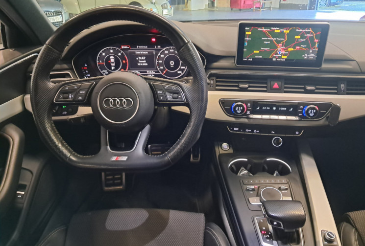 Audi A4  (8W2) 2.0 TDI 150 S line S tronic 7  - 2eme main - suivi entretien  - attelage - 