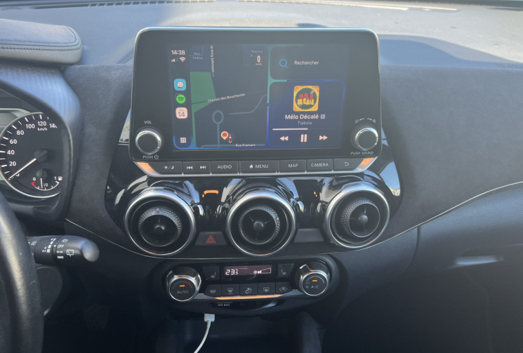 Nissan Juke N-Design 1.0 DIG-T 114 cv * Cuir * Carplay * Siège Chauffant * Caméra