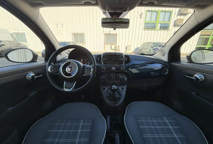 FIAT 500 III Phase 2 0.9 TwinAir 8V Turbo 85 cv * Ideal Jeune Permis * Clim * BT * 2eme Main 