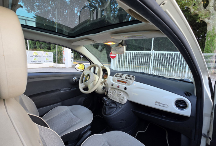 FIAT 500 1.2 LOUNGE 4CV  /ENTRETIEN A JOUR / SUPERBE 