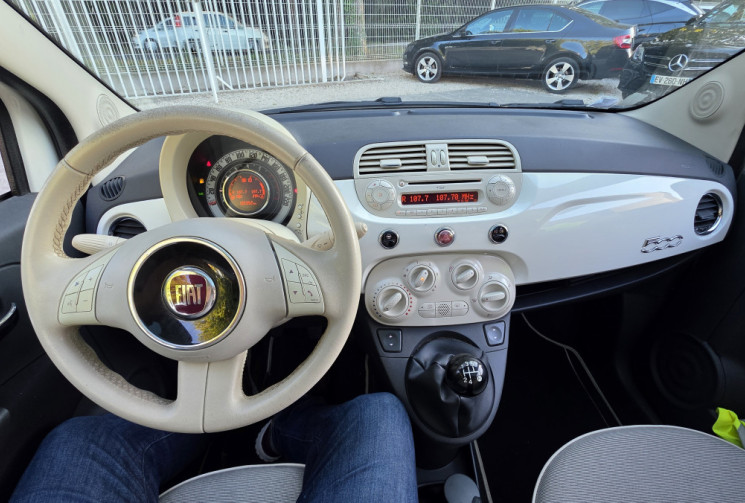 FIAT 500 1.2 LOUNGE 4CV  /ENTRETIEN A JOUR / SUPERBE 