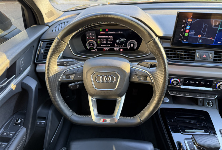 Audi Q5 55 TFSI e 367 ch S line quattro SOH 98% / suivi Audi / Toit / B&O / Attelage / 2e main