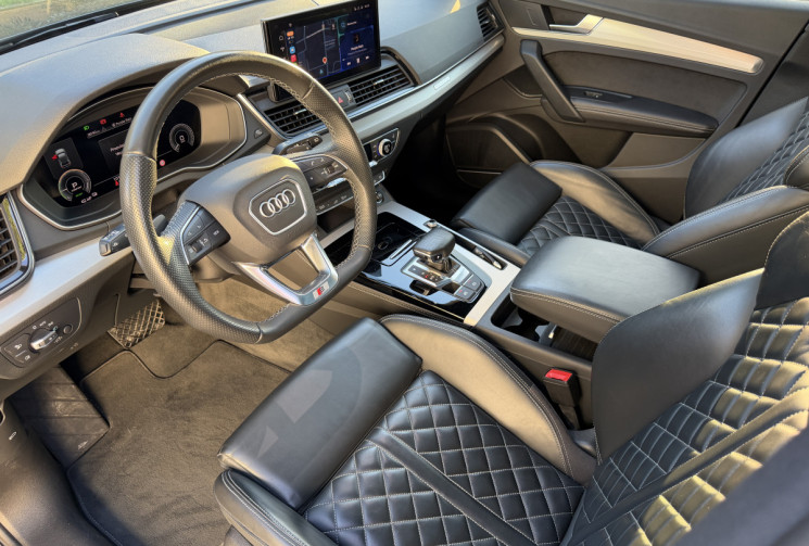 Audi Q5 55 TFSI e 367 ch S line quattro SOH 98% / suivi Audi / Toit / B&O / Attelage / 2e main