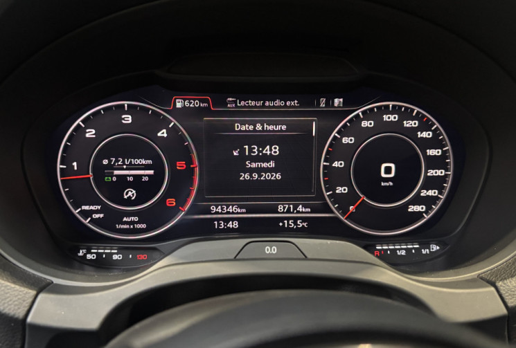 Audi A3 BERLINE 1.6 TDI S LINE PLUS 2020 / CARPLAY / VIRTUAL COCKPIT / CAMÉRA DE RECUL