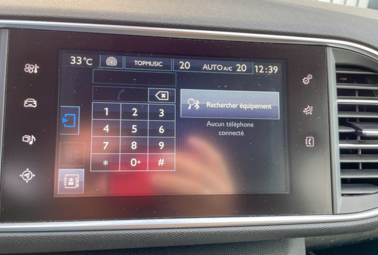 Peugeot 308 GT 1.6 THP 205 cv  MOTEUR A CHAINE CUIR CHAUFFANT MASSANT CAM DENON CARNET  