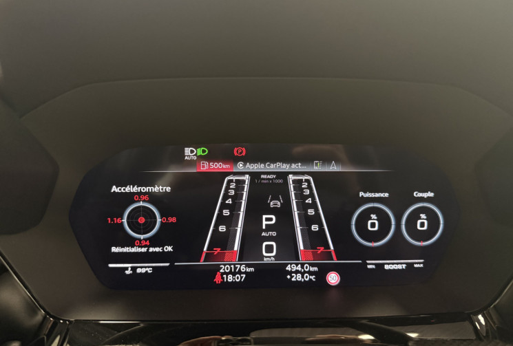 Audi RS3 SPORTBACK 2.5 TFSI 400 • GRIS NARDO • BAQUETS • SONOS • MATRIX LED • 280 km/h •