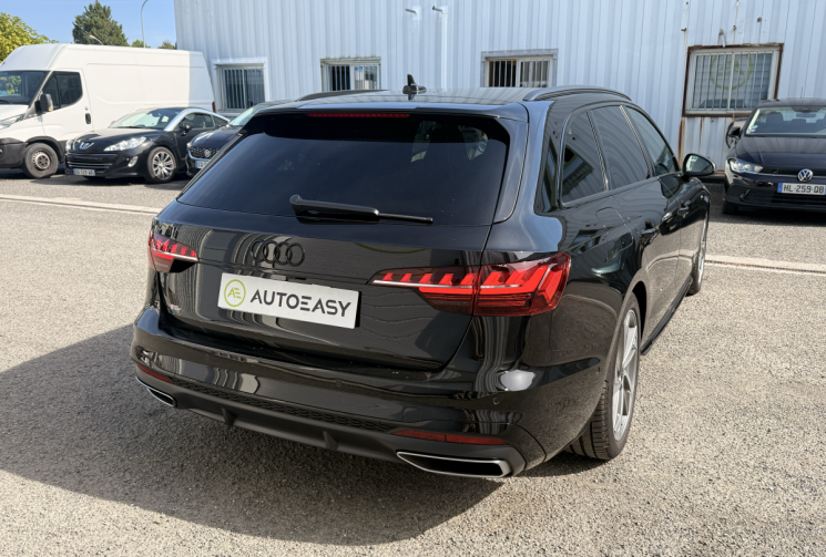 Audi A4 Avant Competition 40 TFSI 204 S tronic – Pack son BO - Pack Black - noir Mythic 
