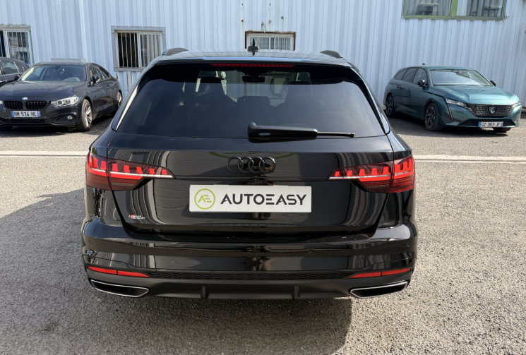 Audi A4 Avant Competition 40 TFSI 204 S tronic – Pack son BO - Pack Black - noir Mythic 
