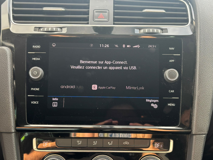 Volkswagen Golf 1.6 TDI 115 CONNECT PHASE 2 / APPLE CAR PLAY / SUIVIE / RÉVISÉE / FRANCAISE