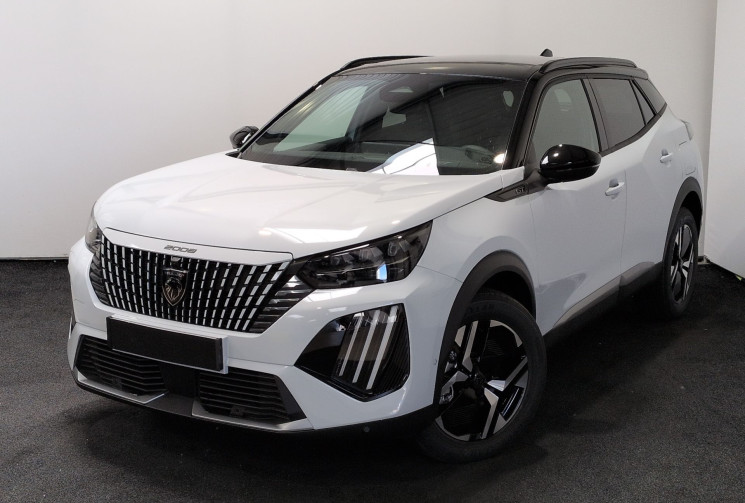 Peugeot 2008 II GT Hybrid 145 e-DCS6 Blanc Okénite /Toit noir