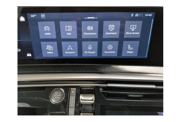 Peugeot 5008 III GT Hybrid 145 ch e-DCS6 Gris Titan/Toit Noir