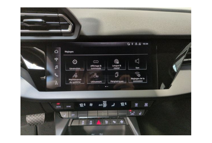 Audi A3/S3/RS3 IV Design TFSI Mild Hybrid 150 S tronic 7 Noir Mythique Métallisé