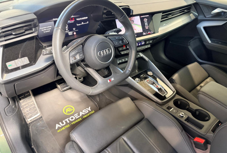Audi A3 BERLINE A3 (II)-150cv-SLINE Hybrid-TOIT OUVRANT-INTERIEUR CUIR - ENTRETIEN COMPLET