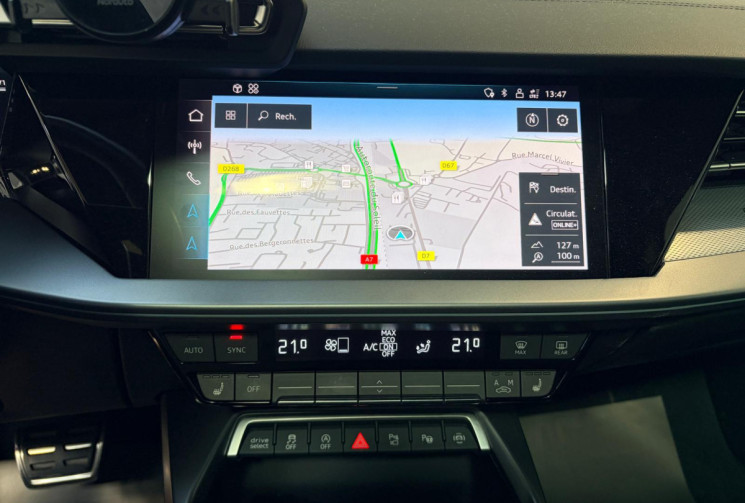 Audi A3 BERLINE A3 (II)-150cv-SLINE Hybrid-TOIT OUVRANT-INTERIEUR CUIR - ENTRETIEN COMPLET