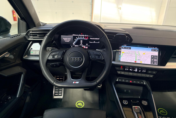 Audi A3 BERLINE A3 (II)-150cv-SLINE Hybrid-TOIT OUVRANT-INTERIEUR CUIR - ENTRETIEN COMPLET