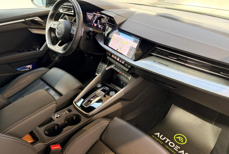 Audi A3 BERLINE A3 (II)-150cv-SLINE Hybrid-TOIT OUVRANT-INTERIEUR CUIR - ENTRETIEN COMPLET