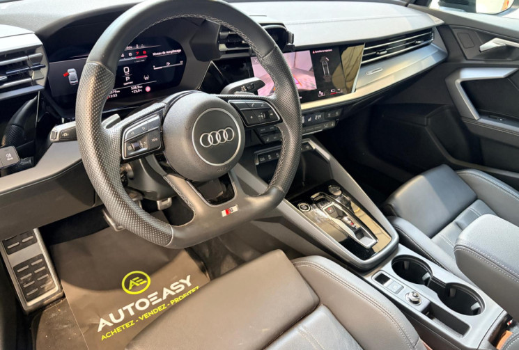 Audi A3 BERLINE A3 (II)-150cv-SLINE Hybrid-TOIT OUVRANT-INTERIEUR CUIR - ENTRETIEN COMPLET