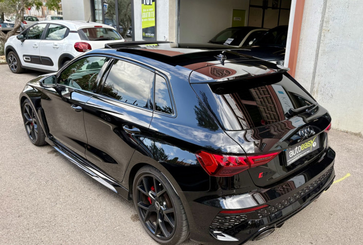 Audi RS3 SPORTBACK 2.5 TFSI 400ch 8Y Française / 1e main / Suivi complet/très équipée/Full Black 