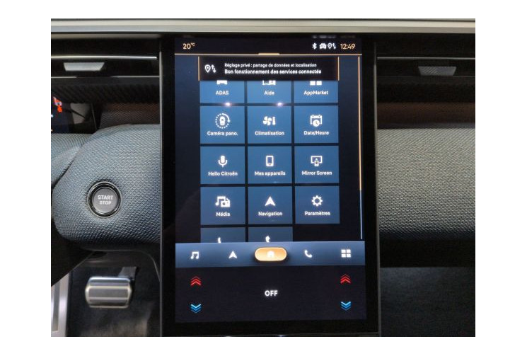 Citroen C5 AIRCROSS II Max Hybride 145 ch e-DCS6 Noir Perla