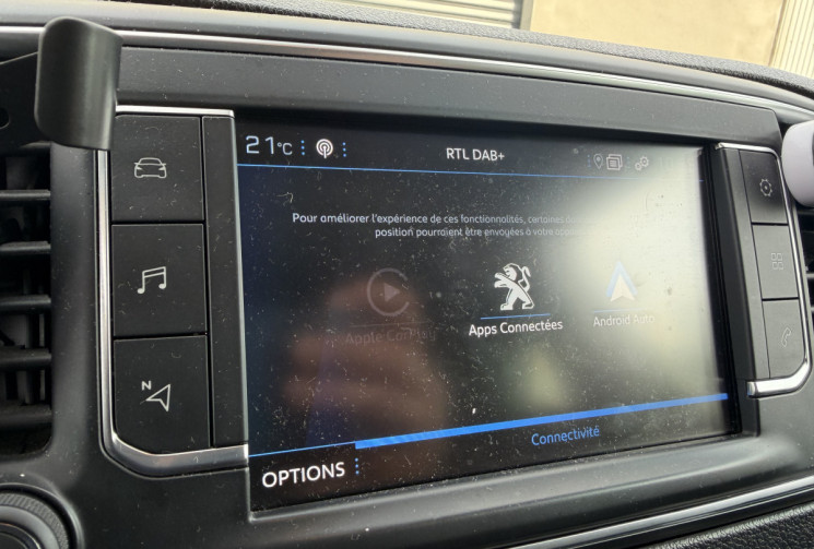 Peugeot Expert Cabine Approfondie Fixe XL BlueHDi 145 BVM6, avec Pack Asphalt Connect