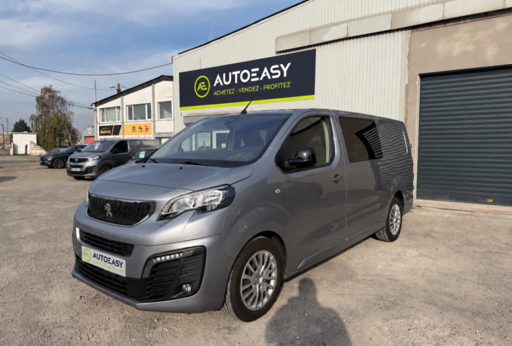 Peugeot Expert Cabine Approfondie Fixe XL BlueHDi 145 BVM6, avec Pack Asphalt Connect